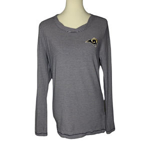 Cutter & Buck Los Angeles Rams Long Sleeve Top  -Size Large